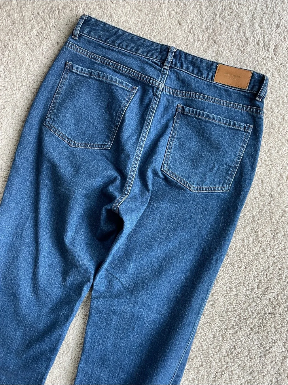 Kate Spade Broome Street Ditsy Embroidered Floral Straight Ankle Jeans Size 29